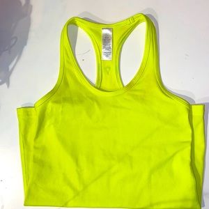 Ivivva by Lululemon girls yellow tank size 10